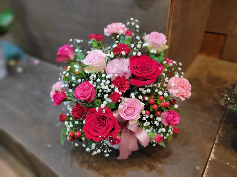 笑顔のお花　アレンジメント