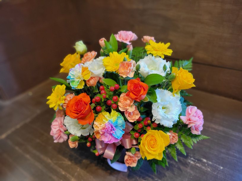 笑顔のお花　アレンジメント